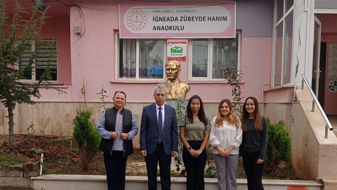 Demirköy İlçe Milli Eğitim Müdürü Ceyhun COŞKUNDENİZ İğneada Zübeyde Hanım Anaokulunu Ziyaret Etti.